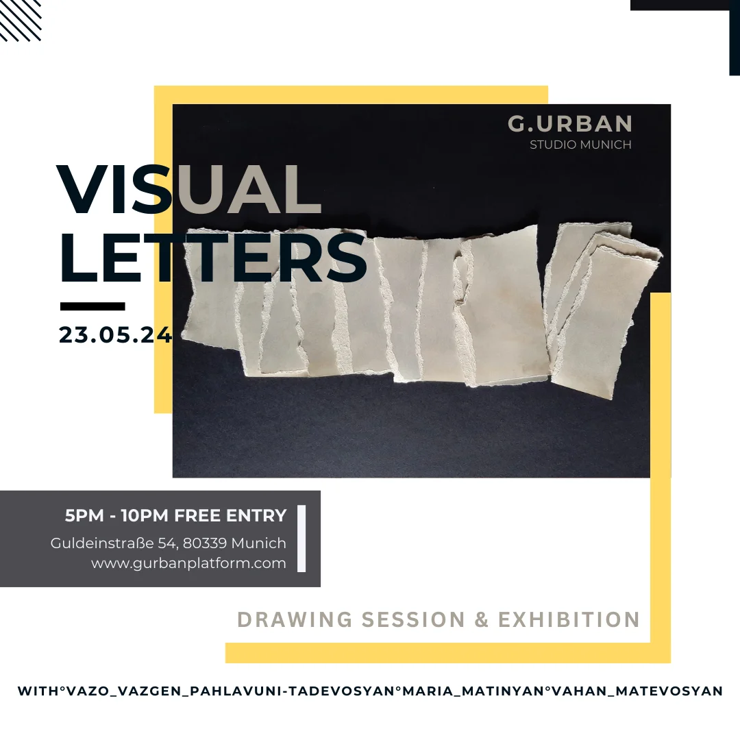 poster, Visual Letters event banner